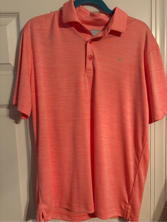 Callaway Other - Callaway Men's Coral Stripe Performance Polo
